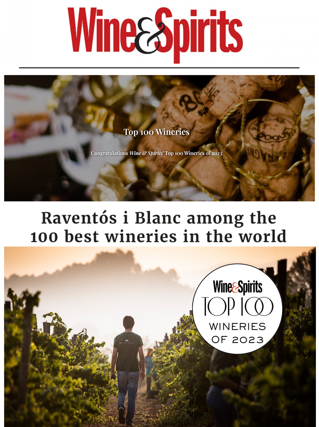 - I 1497 RAVENTÓS Winegrowers since BLANC